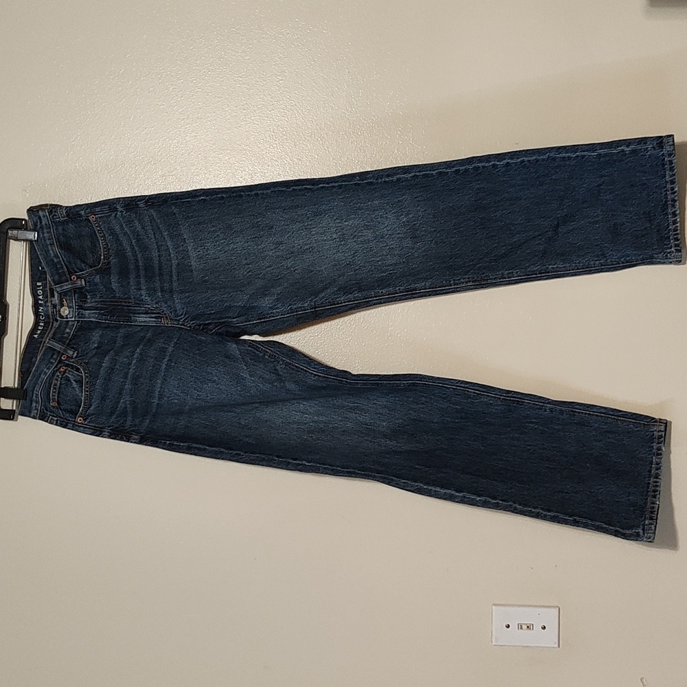 American Eagle Low Rise Baggy Striaght Jeans size 6